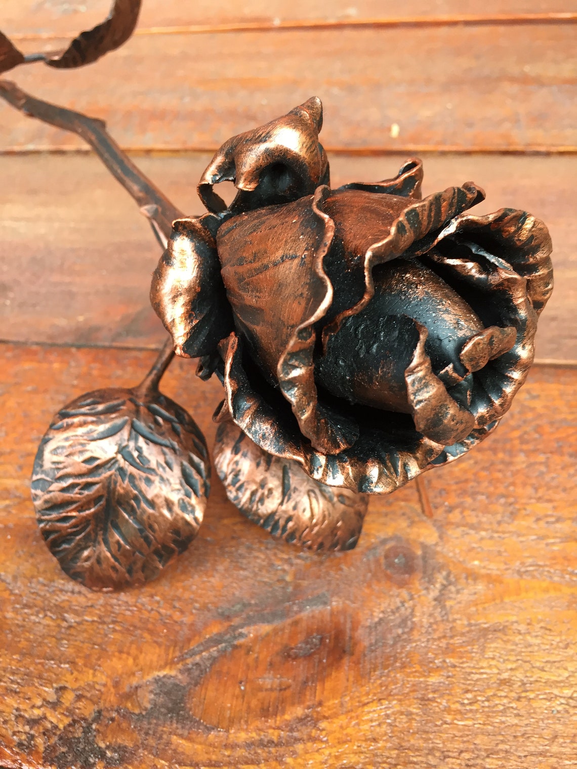 Wrought Iron Rose Anniversary Gift Valentine's Day Gift Etsy