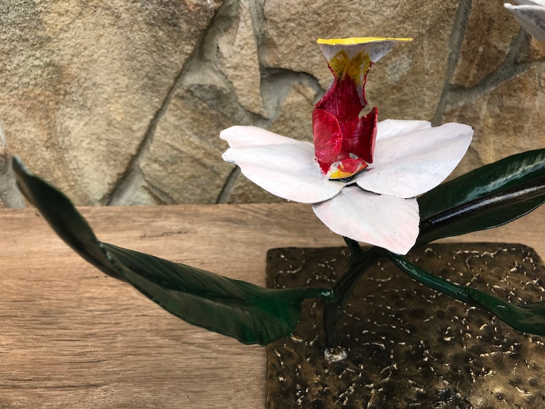 Metal Orchid Hand Orchid Orchid Gift Orchid Stand Etsy