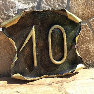 Hand forged address sign, customized home address sign, personalized house number plaque, custom home address sign,personalized house plaque