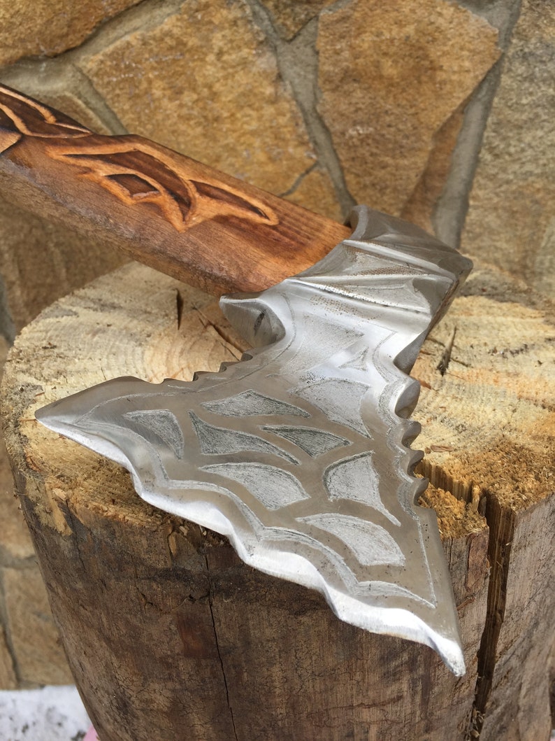 Viking Axe Tomahawk Bearded Axe Viking Style Axes Hatchet Etsy