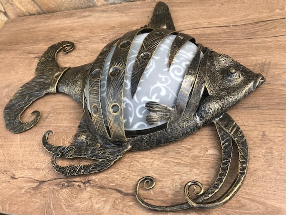 Fish sale wall light