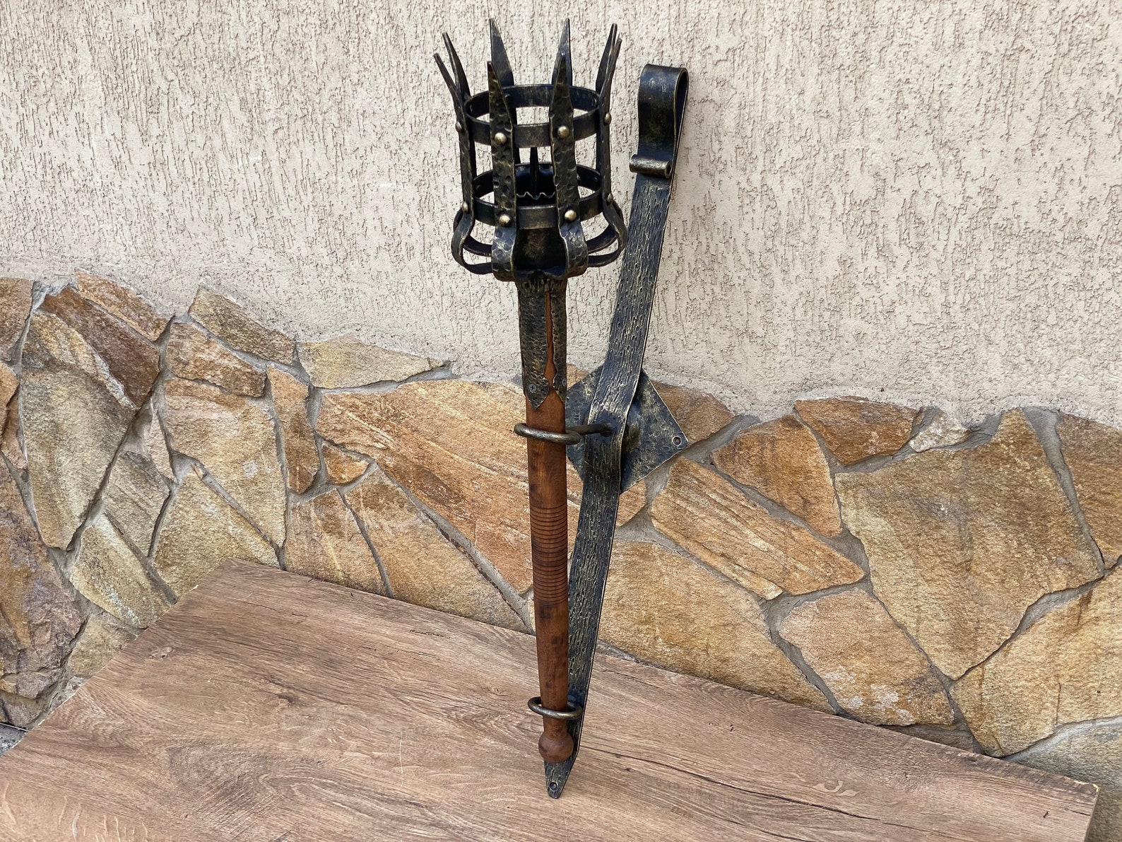 Torch, Medieval Torch, Fire Torch, Torch Candle Holder, Wall Torch