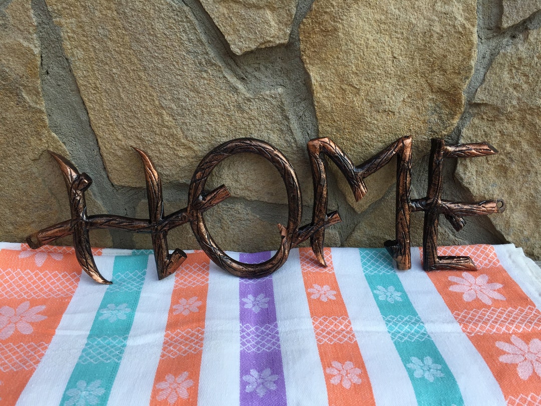 Metal Letters Metal Quote Quote Sign Metal Word Art Metal Etsy