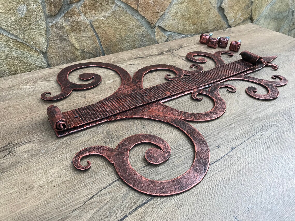 Decorative hinge vintage hinge rustic hinges barn hinges Etsy