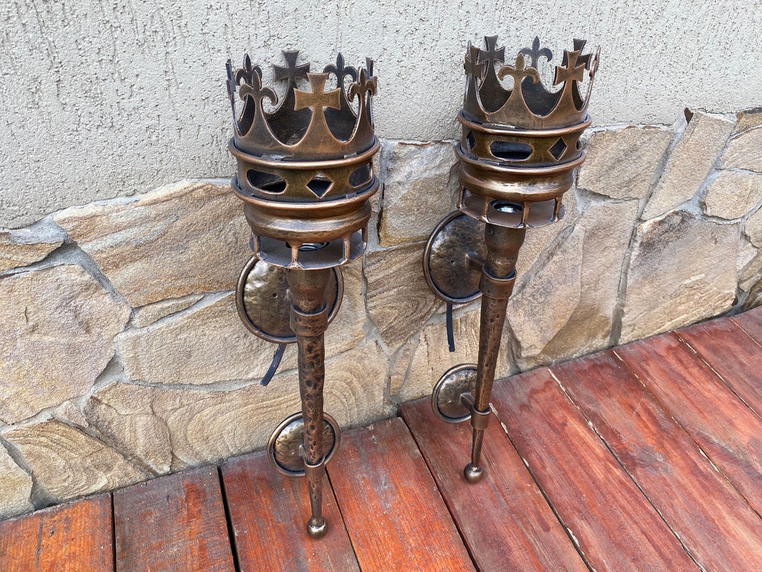 Medieval Torch, Wall Sconce, Light Fixture, Sconce Torch, Torch Sconce, Torch, Fire Torch