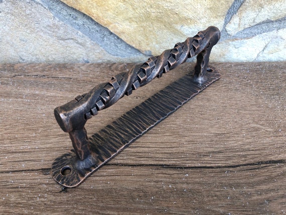Barn Door Handles Steampunk Door Pulls Metal Sculpture Etsy