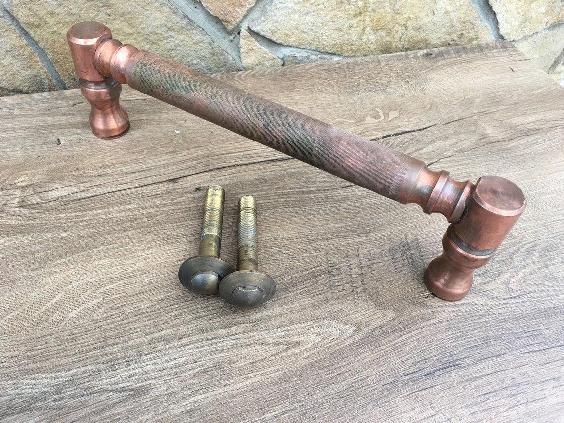 Copper Door Handle Barn Door Handle Door Handle Barn Door Etsy
