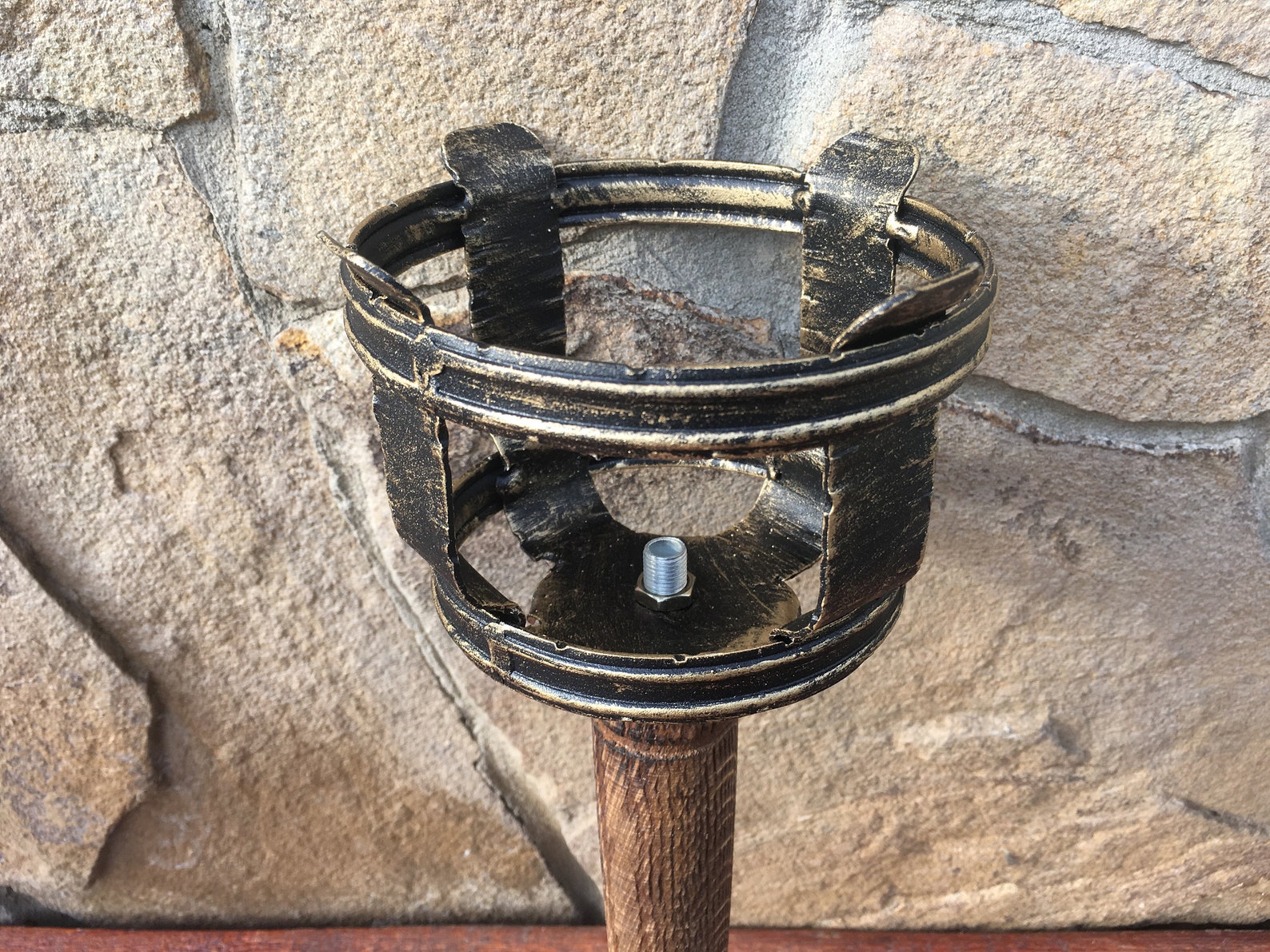 Torch Viking Torch Medieval Torch Viking Decor Etsy