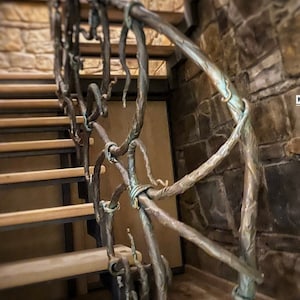Stair railing, balcony decor, privacy screen, railing, handrail, wedding, 6th anniversary, terrace, Christmas, retirement, renovation, steps