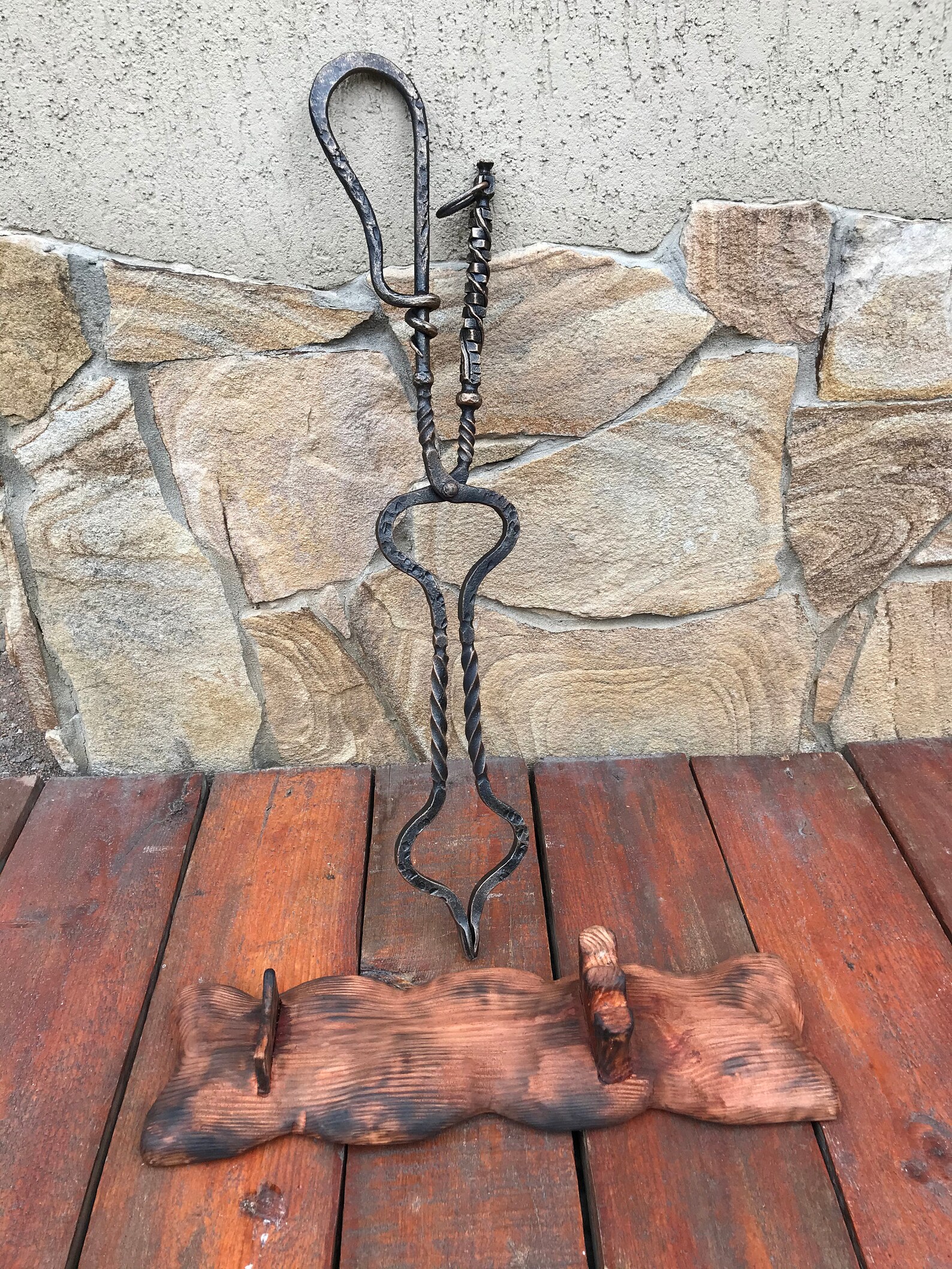 Fireplace Tongs Tongs Personalized Gift Tools Fireplace Etsy