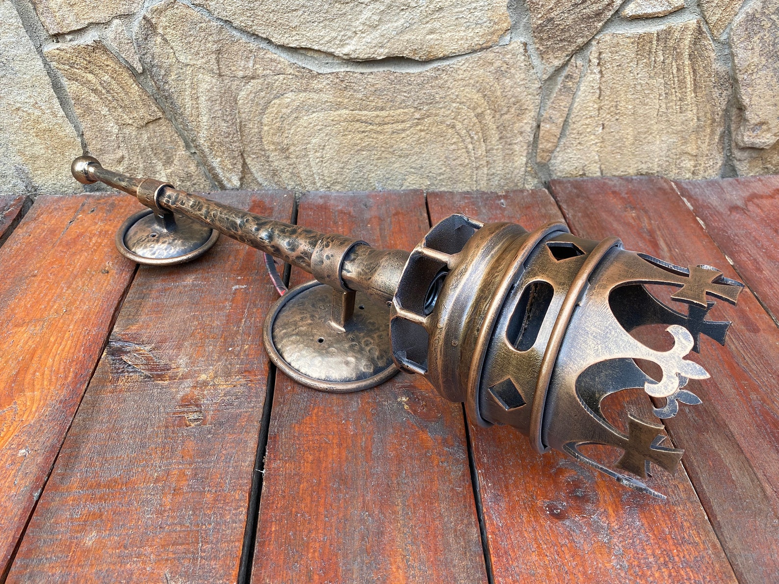 Wall sconce sconce torch torch sconce torch medieval Etsy
