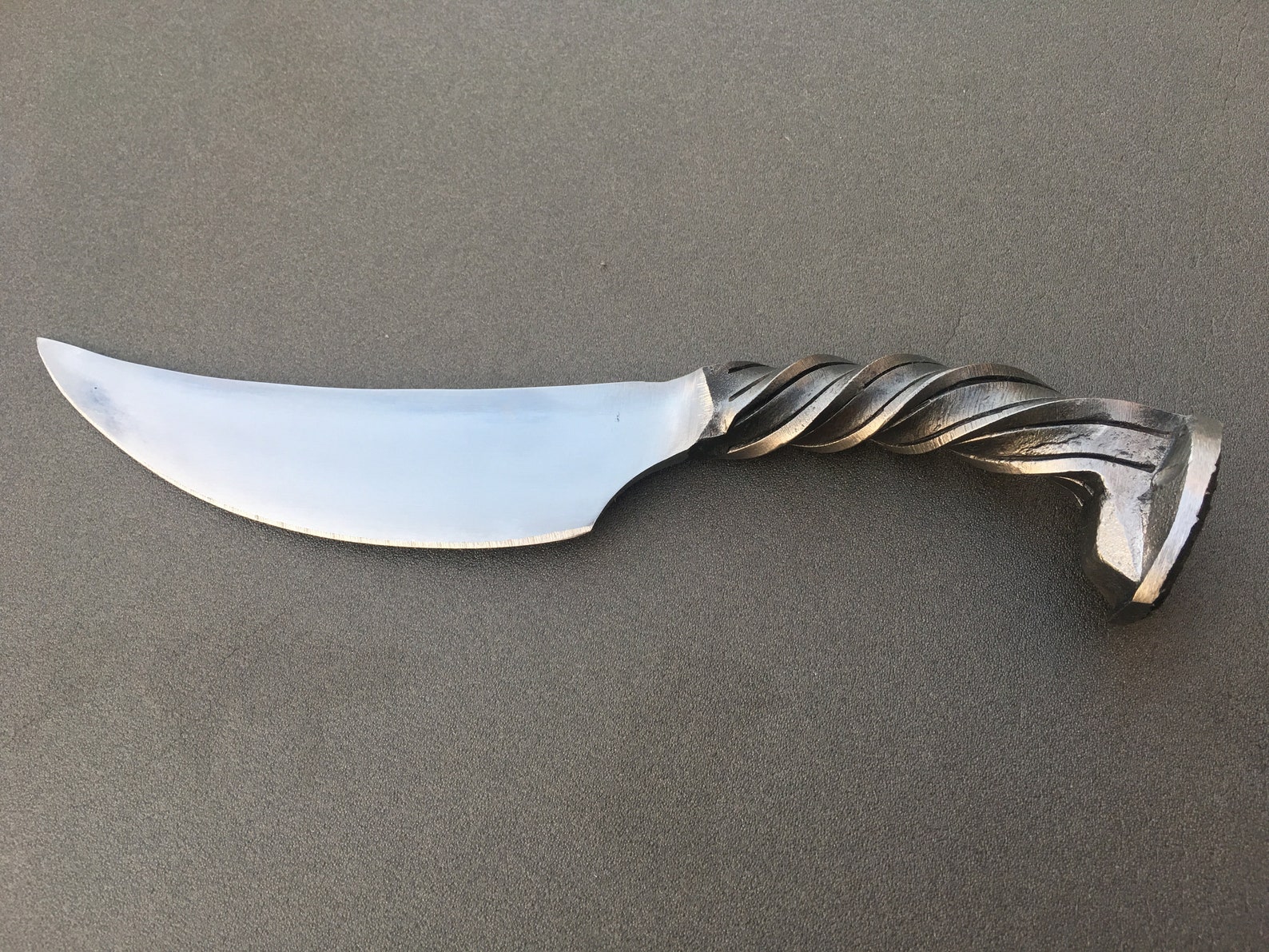 Railroad Spike Knife Viking Knife Iron Anniversary Gift for | Etsy