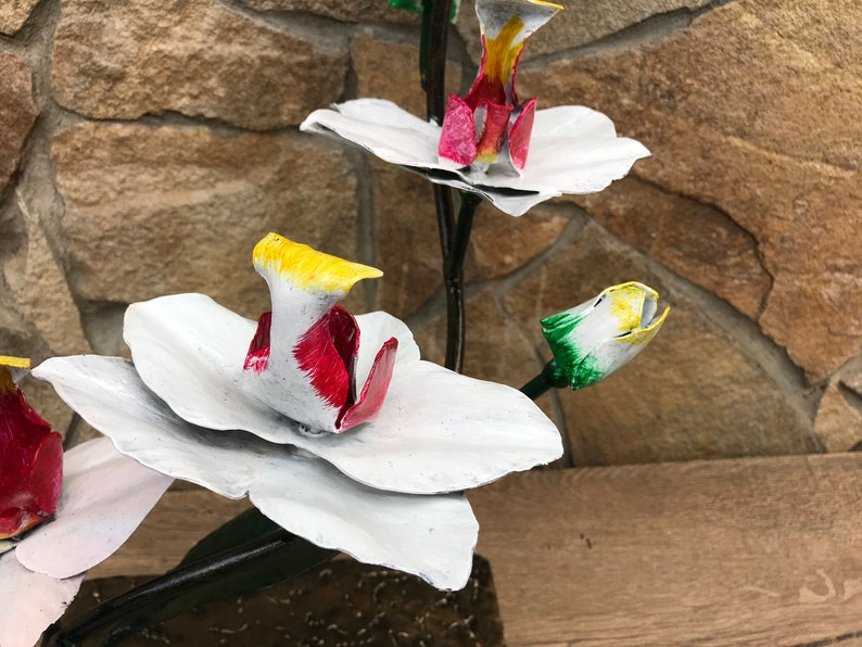 Metal Orchid Hand Orchid Orchid Gift Orchid Stand Etsy