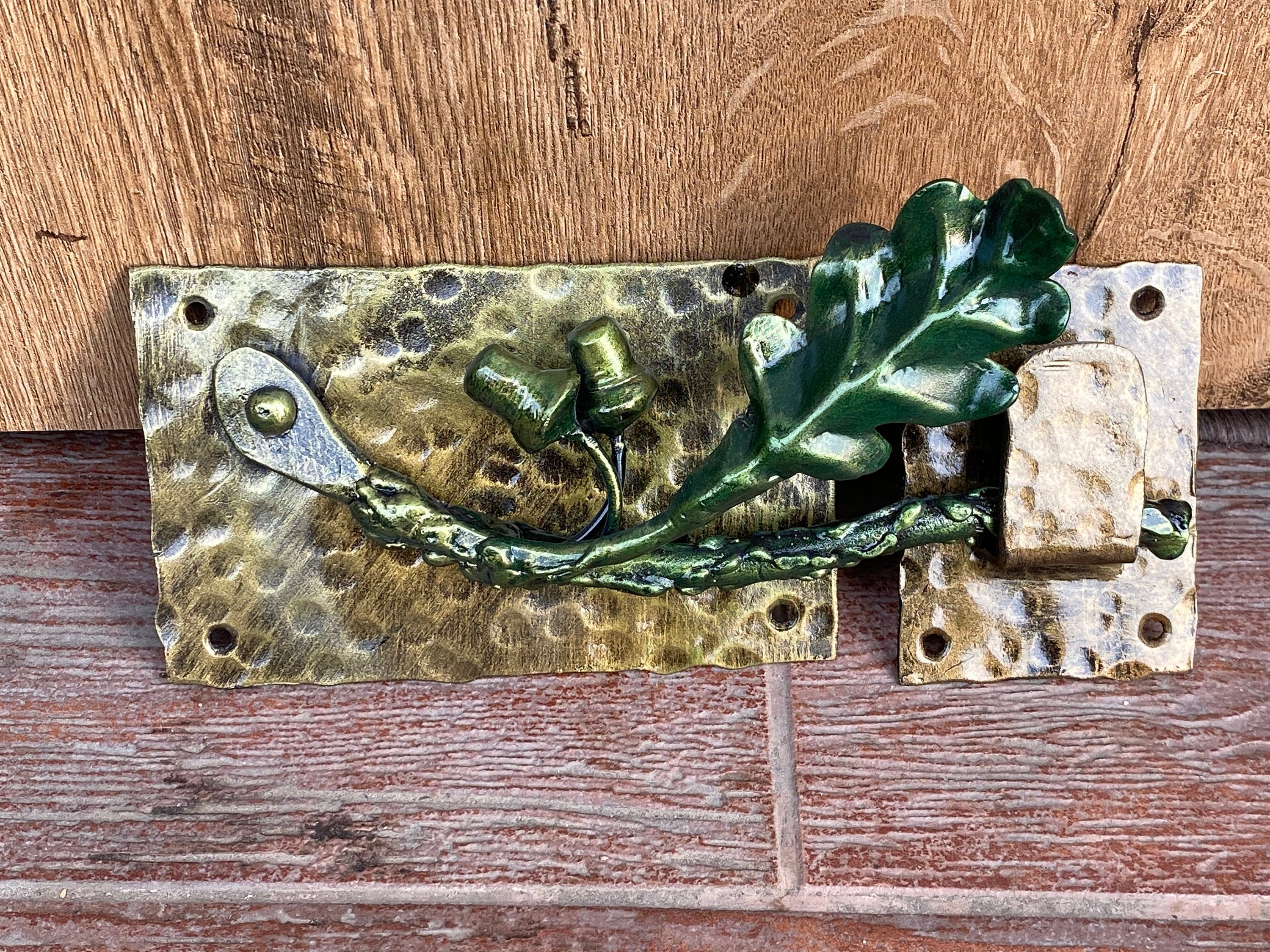 Latch, gift for mother, gate latch, lawn sign, Christmas, yard decor, garden decor, barn door latch, hardware, puzzle, wreath, craft kit