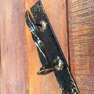 Wrought iron barn door handle, hand forged barn door handles, industrial art, steampunk art, steam punk, barn door pull, barn door handle
