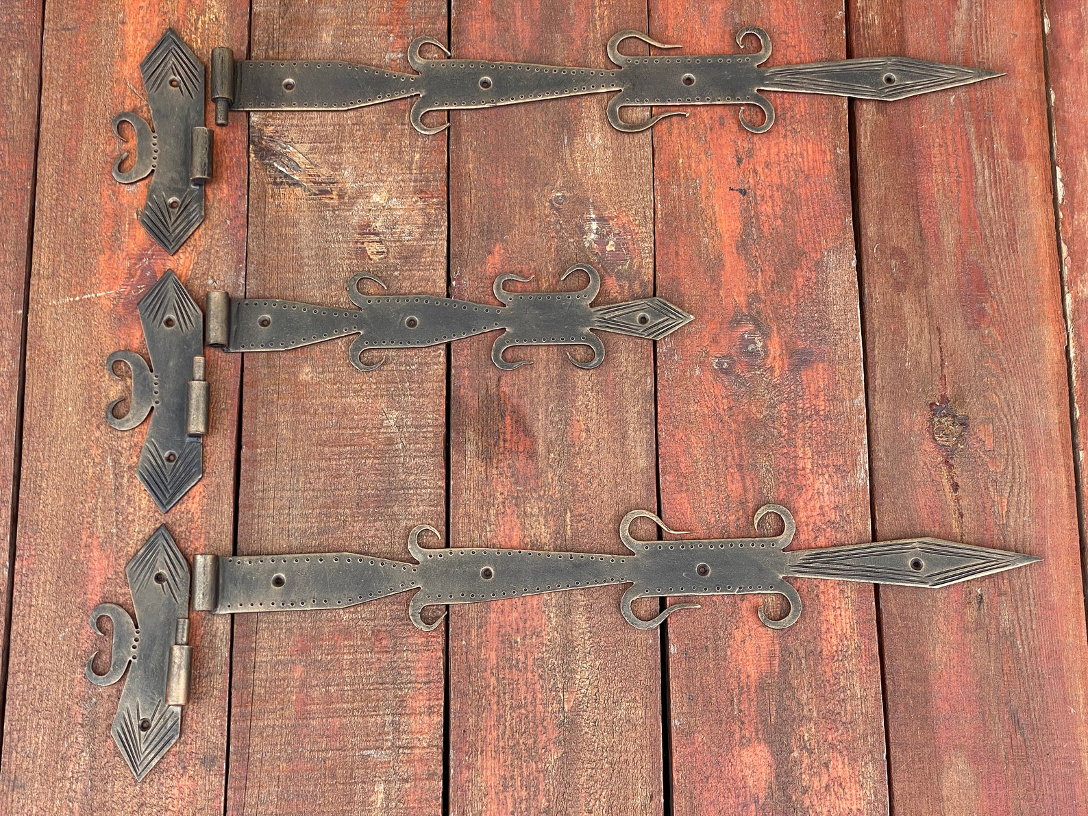 Hinges Medieval Hinges Vintage Hinge Rustic Hinges Barn Etsy