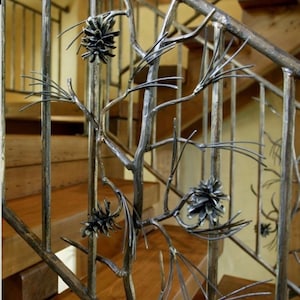 Stair railing, balcony railing, terrace railing, privacy screen, railing, handrail, renovation, forest, window grille, door grille,Christmas