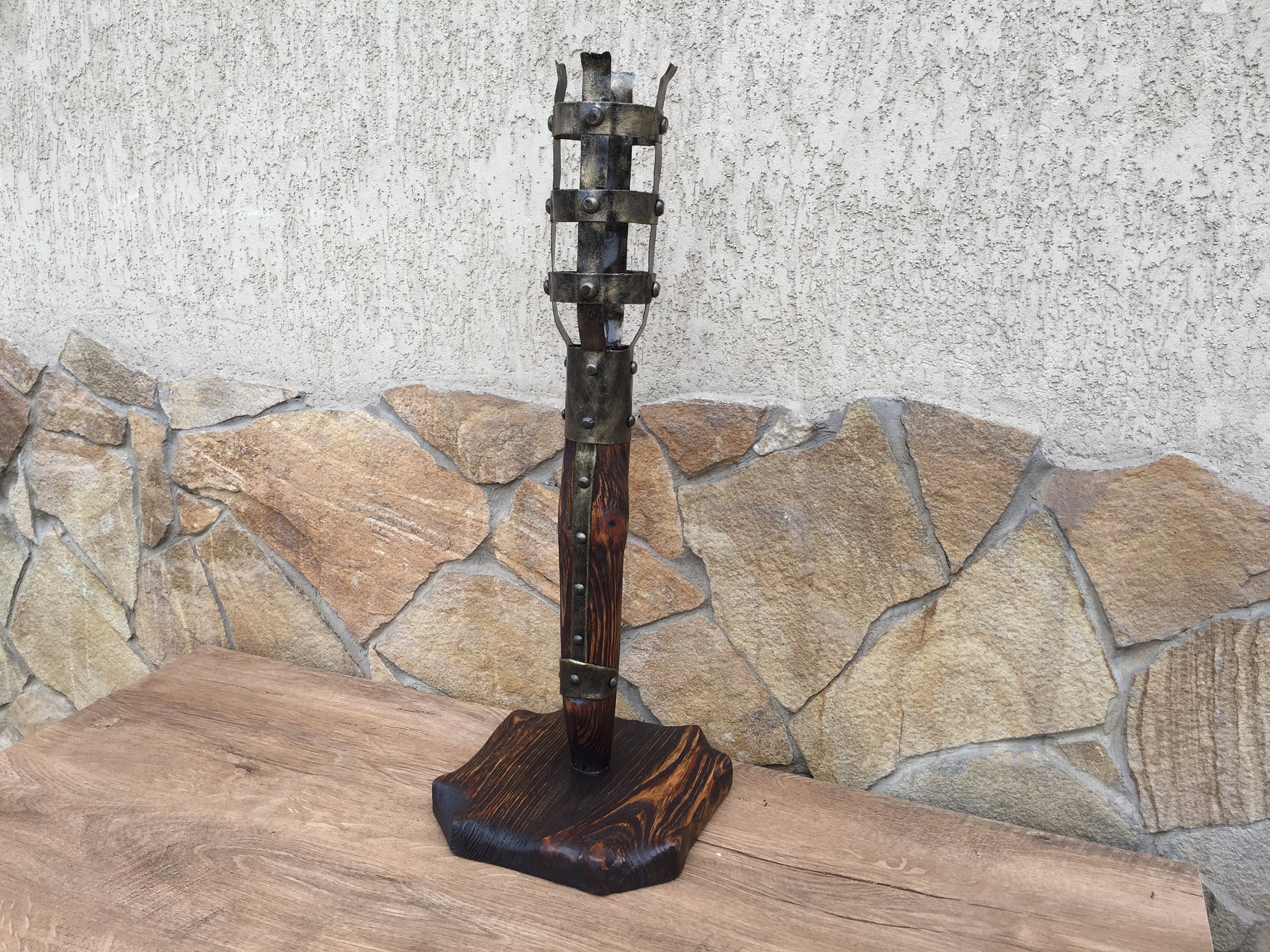 Viking candle holder viking candlestick viking encampment Etsy