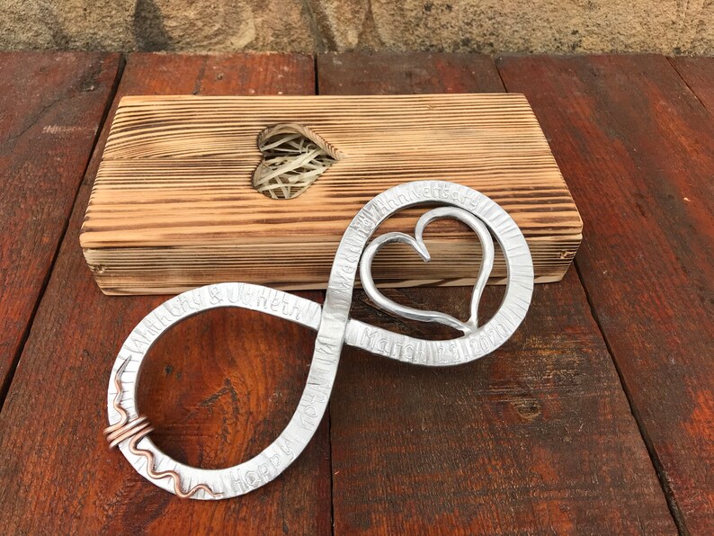 Tin Anniversary Gift Box Personalized Gift 10th Etsy