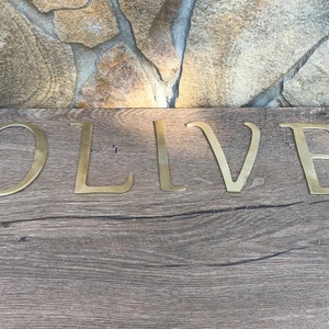 Bronze Letters, Cut Out Letters, Cut Out Names, 8th Anniversary, 8 Year ...