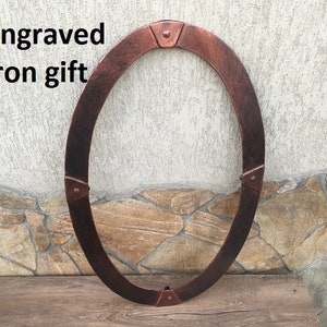 Mirror, hand forged mirror frame, mirror frame, iron anniversary gift, hand forged frame, picture frame, photo frame, iron gift, wall frame