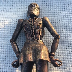 Steampunk sculpture, steampunk figurine, recycled art, recycled gifts, upcycle art, upcycle decor, upcycled gift, industrial gifts, statue