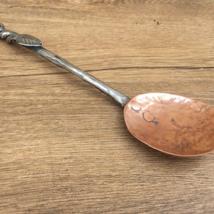 Medieval spoon, mid century spoon, copper spoon, viking spoon, medieval cutlery, viking cutlery,mid century cutlery,medieval flatware, spoon