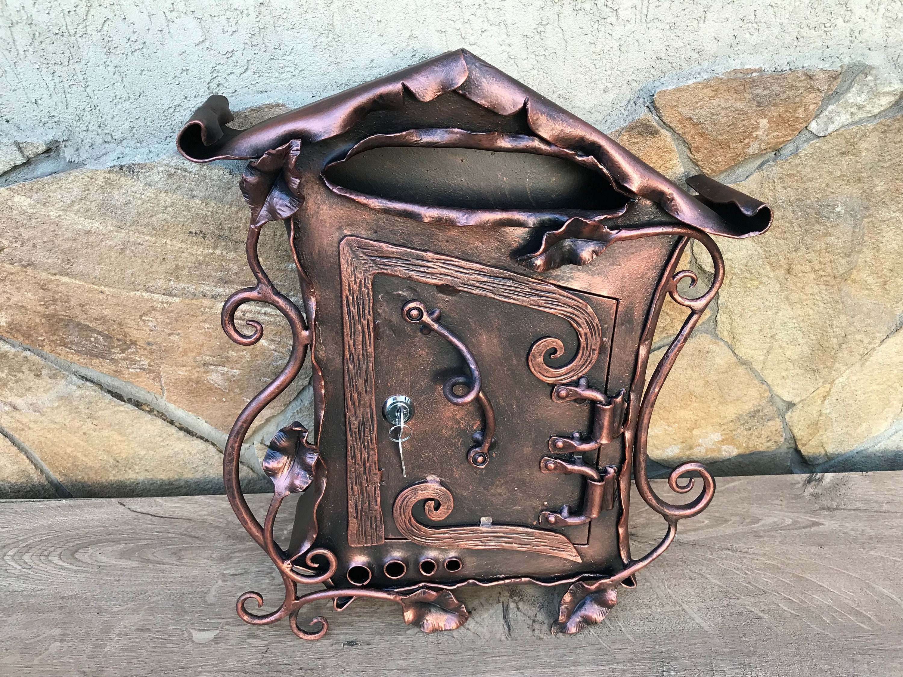 Mailbox Mail Box Locking Mailbox Mail Boxes Mail Box With Etsy Australia