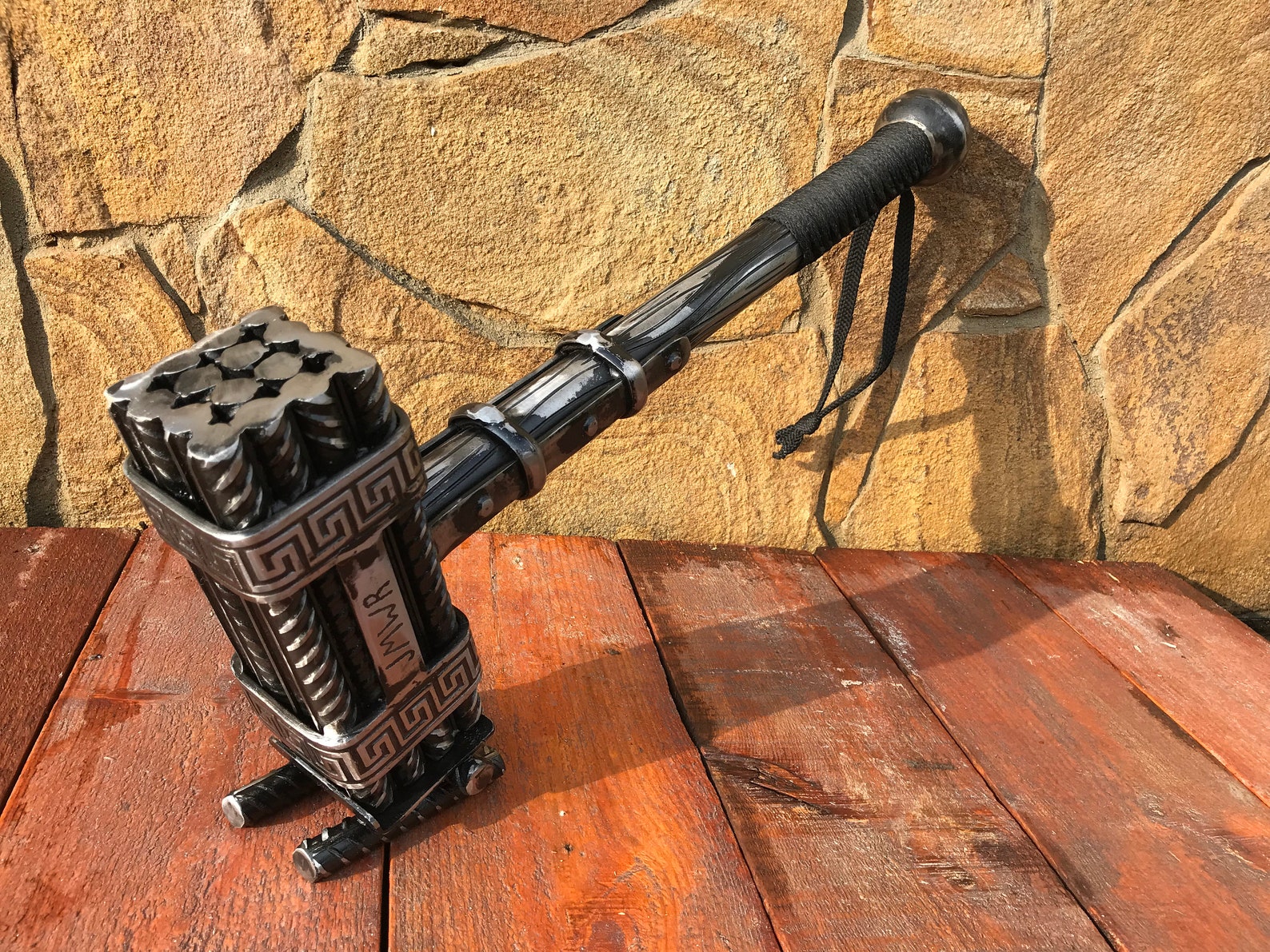 Hammer Unique Hammer Rebar Art Viking Tools Rebar Etsy