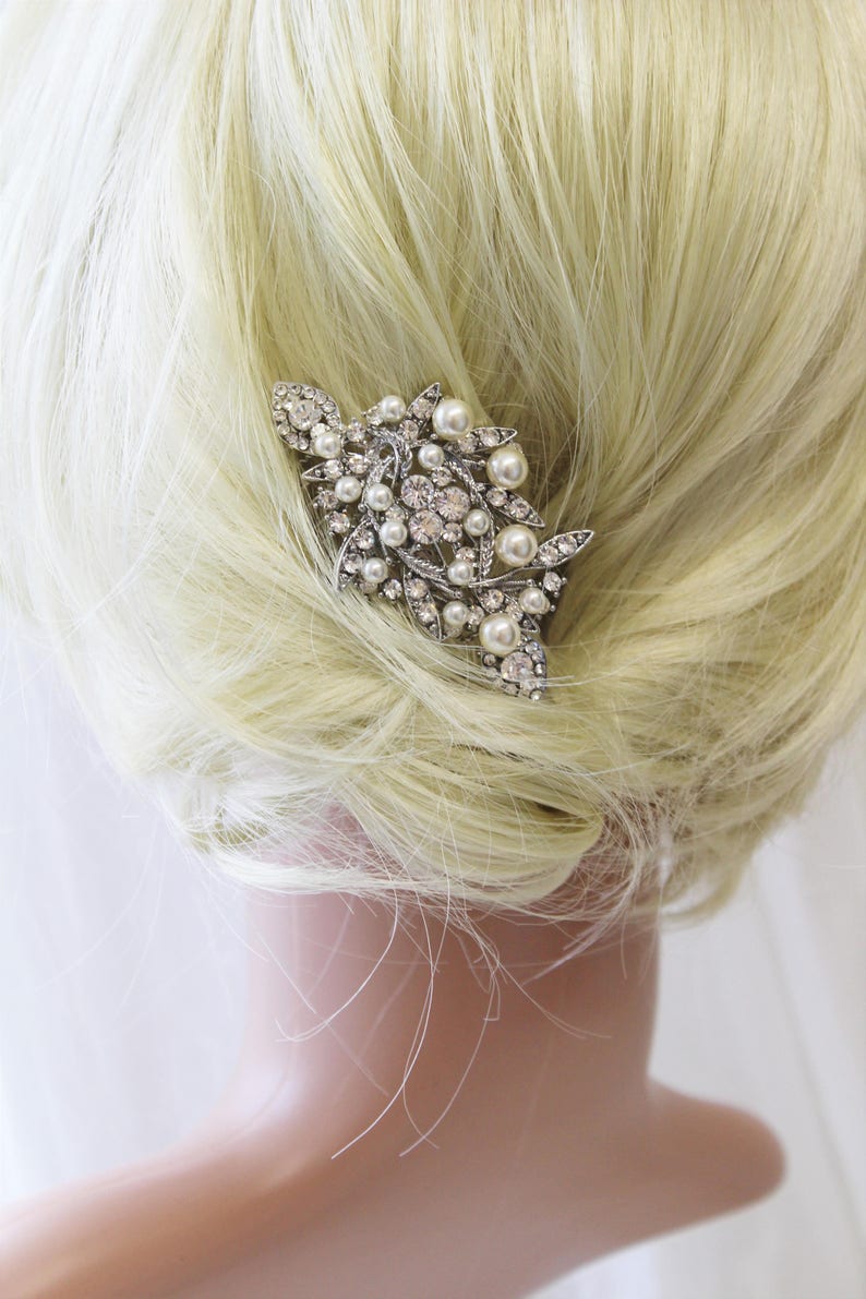 Rose Gold Bridal Hair Comb Pearl Hair Comb Wedding Hair Comb Etsy UK