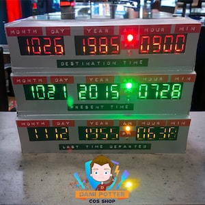 Time Circuits Zurück in die Zukunft Mini-Nachbildung mit Geräuschen