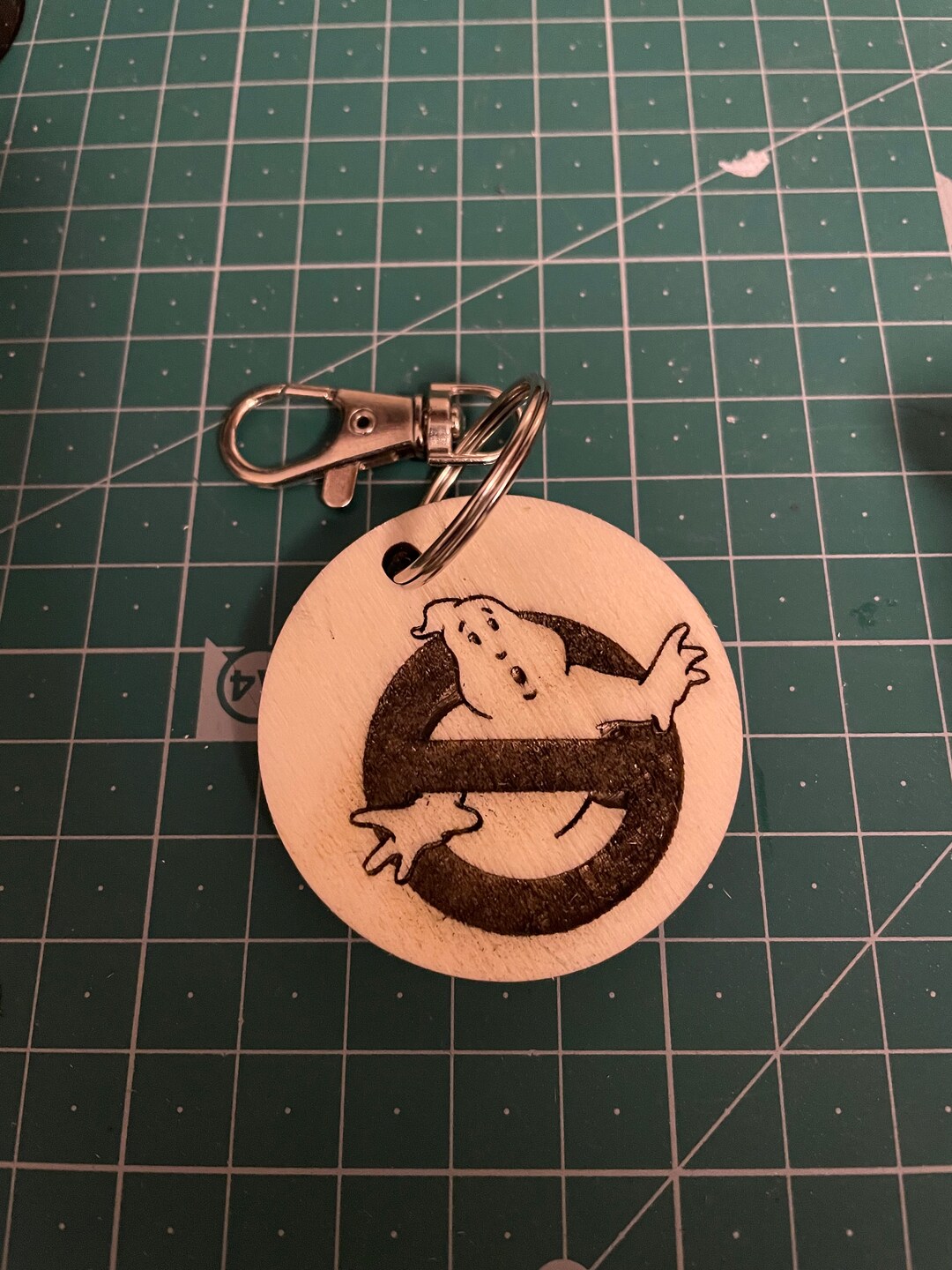 Logo Ghostbusters Keychain Etsy