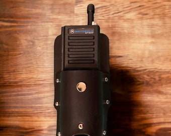 Motorola Mt500 Ghostbusters replica (leather holster)