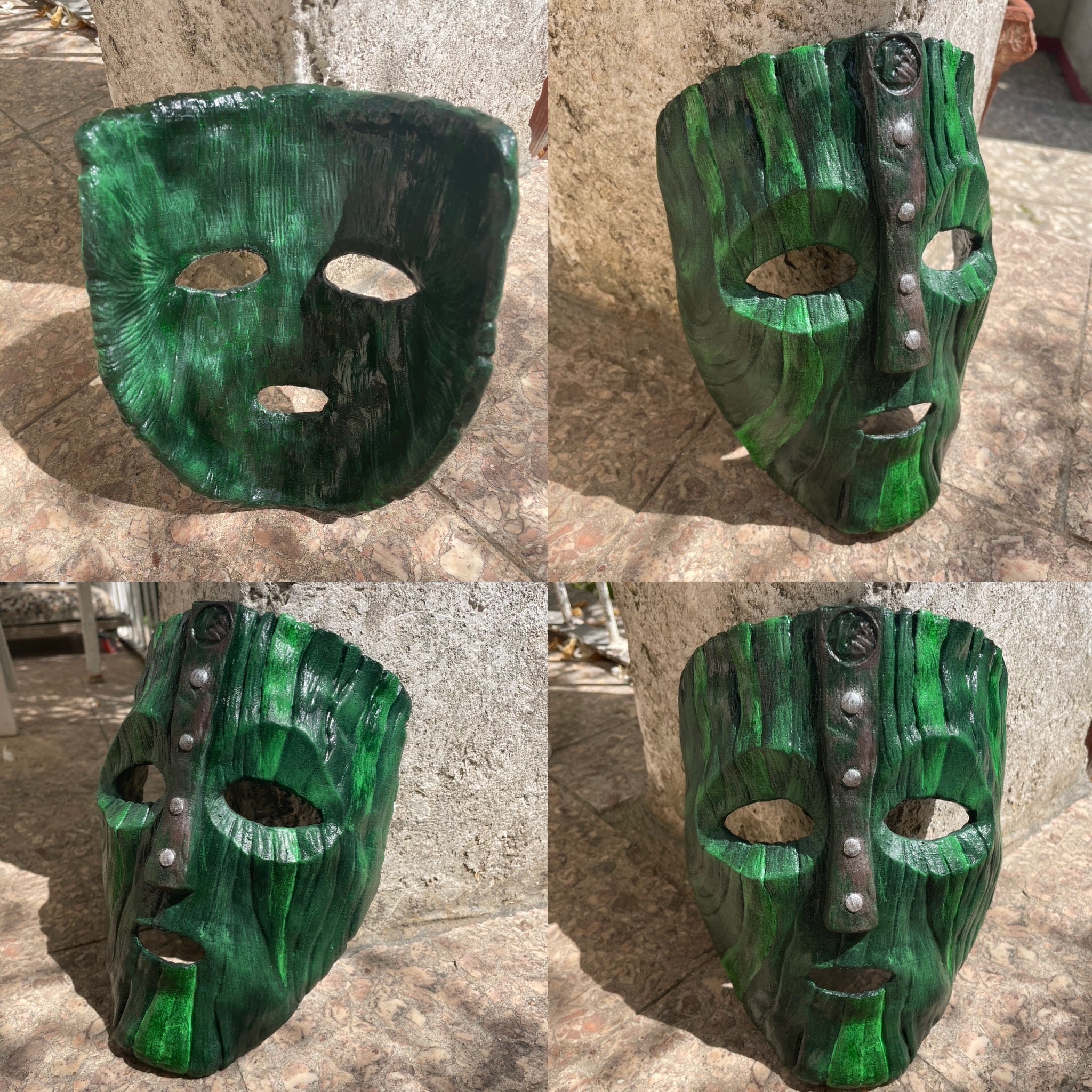 The Mask Jim Carrey-Disfraz de Cosplay y máscara, uniforme, traje