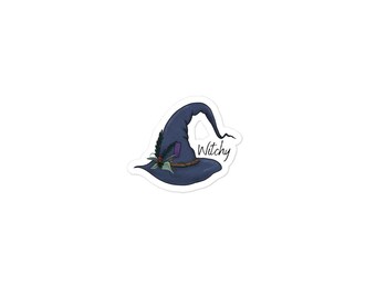 Witchy | Witch Hat | Bubble-free sticker | Astrology | Tarot | Stickers