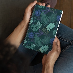 Botanical Spiral notebook | Plant Lover | Plants | Journal | Diary | Nature | Gardener