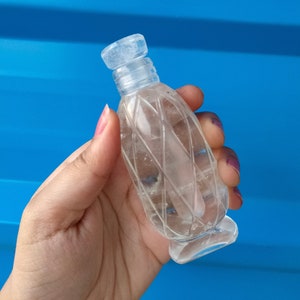 Crystal perfume bottle, Clear quartz atomizer bottle, Attar bottle, Spirit bottle Flacon de parfum, Perfume vial, Gemstone Essence Bottle