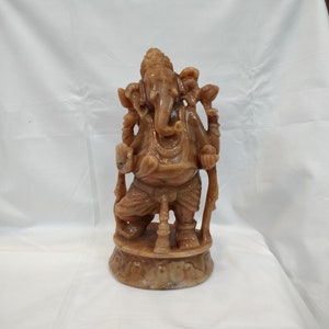 Jade ganesha, Aventurine Ganesha, Religious Gemstone Statues, Ganesh statue, Ganesha figurine, Lord Ganesh,  Quartz ganesha, Spiritual gift