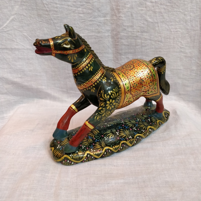 Jade Horse statue carved animal figurines horse figurine Etsy