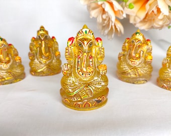 Crystal Ganesha, Clear Quartz Ganesh, Gemstone Ganesha, Carved Ganesh Statue, Lord ganesh statue, feng shui crystal, altar, spiritual statue