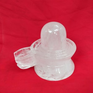 Crystal shivling, Sphatik shivalingam, Shivling, Clear Quartz shivling, Pooja shivling, Banlingam, Gemstone Shivling, Spiritual Home Decor