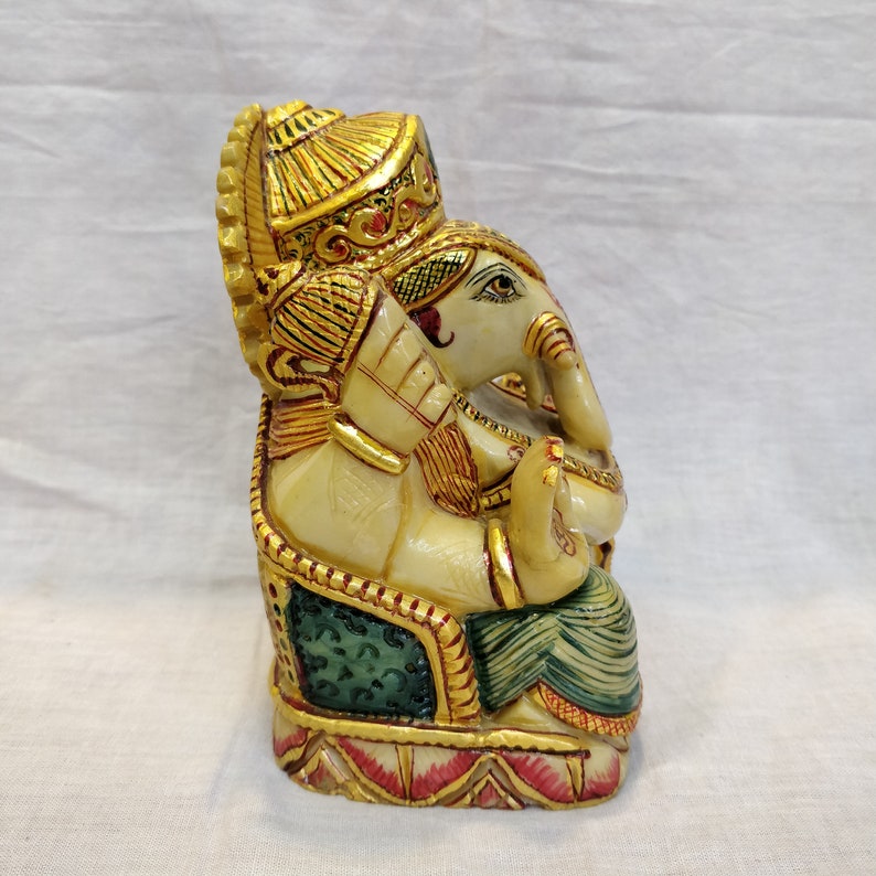 Serpentine ganesh Gemstone God Idols Hindu God Ganesha Etsy