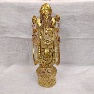 Crystal Ganesha, GemStone Ganesha, Ganpati statue, Lord Ganesh, Spiritual Prayer Statues, Meditation decor, Divine sculptures, Pooja Idols