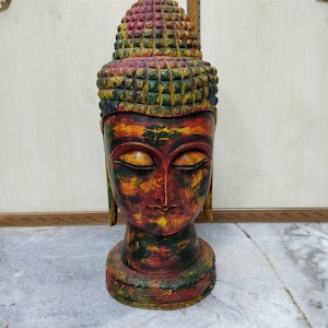 Lord Buddha statue, Shakyamuni Buddha Statue Gifts, Wood Figures, Buddha Statues Home Decoration Collection Ornaments, Meditating Budhha