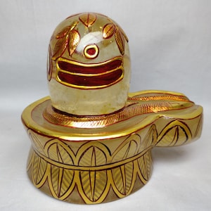 Sphatik Crystal shivling, Crystal shiva lingam, Shivling, Clear Quartz shivling, Pooja shivling, Banlingam, Gemstone Shivling, prayer Idols