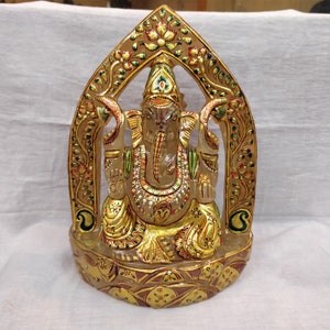 Crystal Ganesh, Sphatik Ganesha, GemStone Ganesha, Ganesh statue, Lord Ganesh, Spiritual Prayer Statues, Meditation decor, Divine sculptures