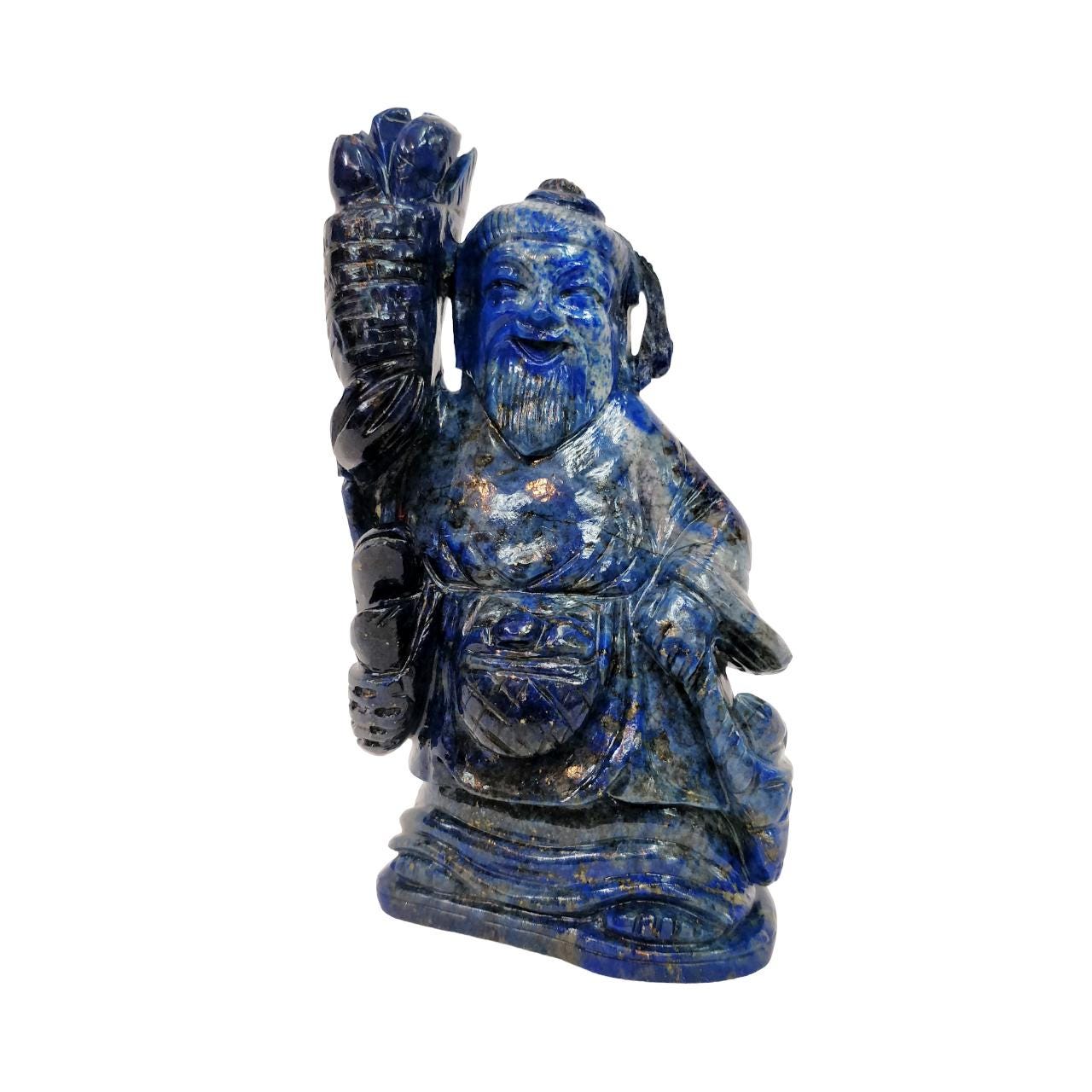 金銅 ラピスラズリ 仏像 貴重 骨董 茶道具(ラピスラズリの中国 金銅 ラピスラズリ 仏像 貴重 骨董 茶道具(ラピスラズリの中国