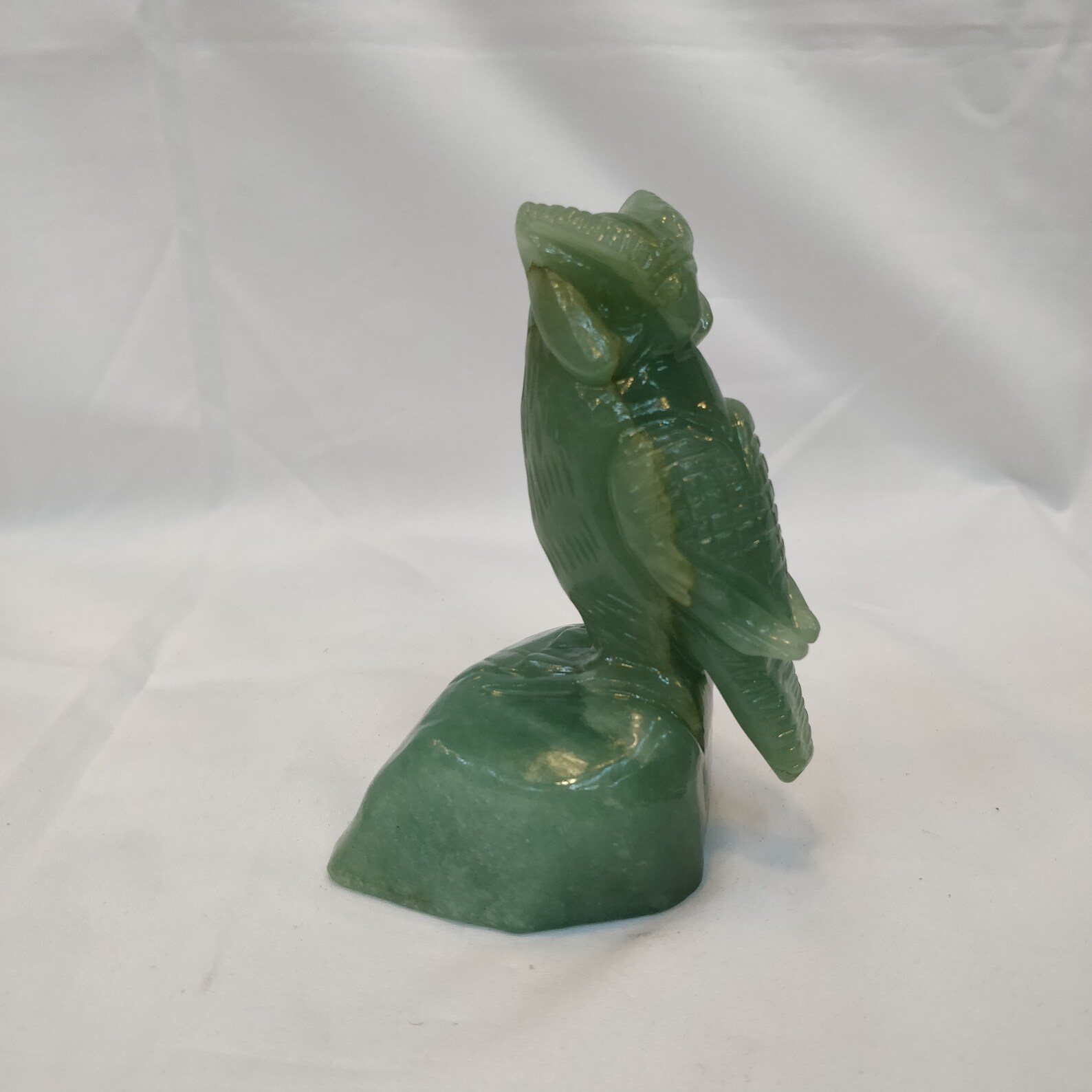 Jade Owl Owl Statues Owl Figurines Bird Figurines Bird Etsy