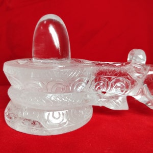 Crystal shivling, Crystal shivalingam, Shivling, Clear Quartz shivling, Pooja shivling, Banlingam, Sphatik Shivling, Spiritual Home Decor