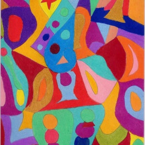Psychedelic Carnival (11 x 14&quot; framed)
